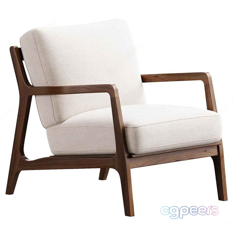 Wooden Chair 3D Model - 14220 - CORONA Render