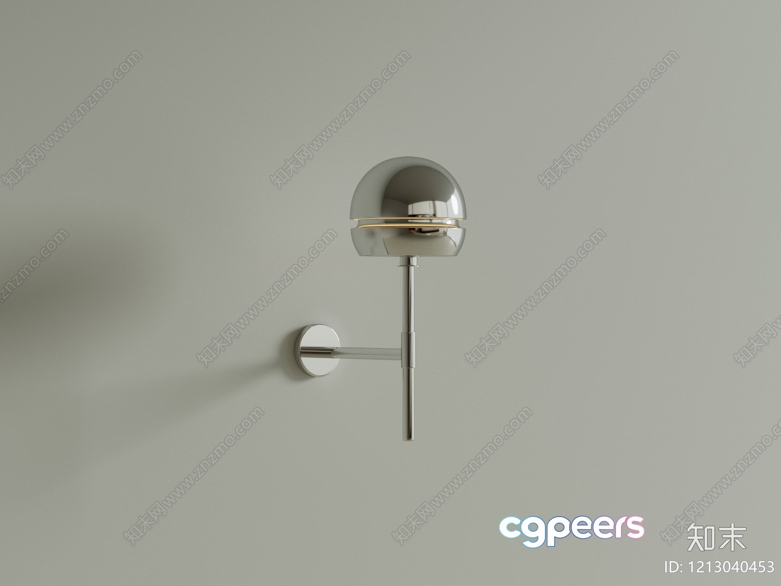 Gold Light Fixture 3D Model - 3913 - VRAY Render Gold Light Fixture 3D Model - 3913 - VRAY Render