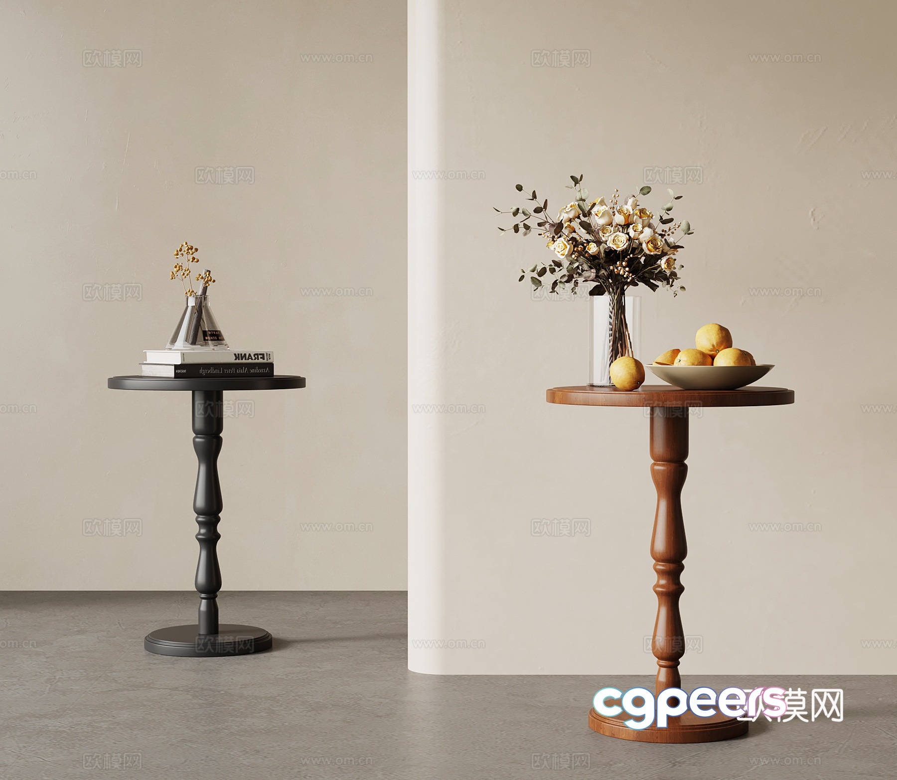 Minimalist Wooden Tables 3D Model - 12393 - VRAY Render Minimalist Wooden Tables 3D Model - 12393 - VRAY Render