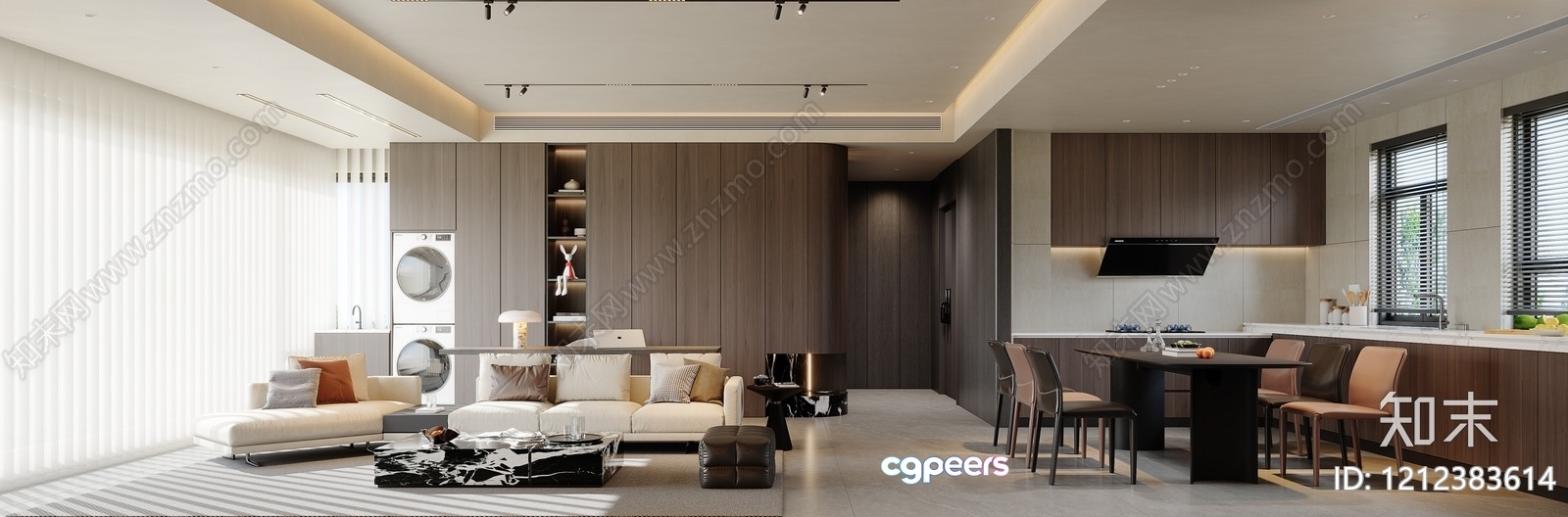 Modern Living Room 3D Model - 8669 - VRAY Render Modern Living Room 3D Model - 8669 - VRAY Render