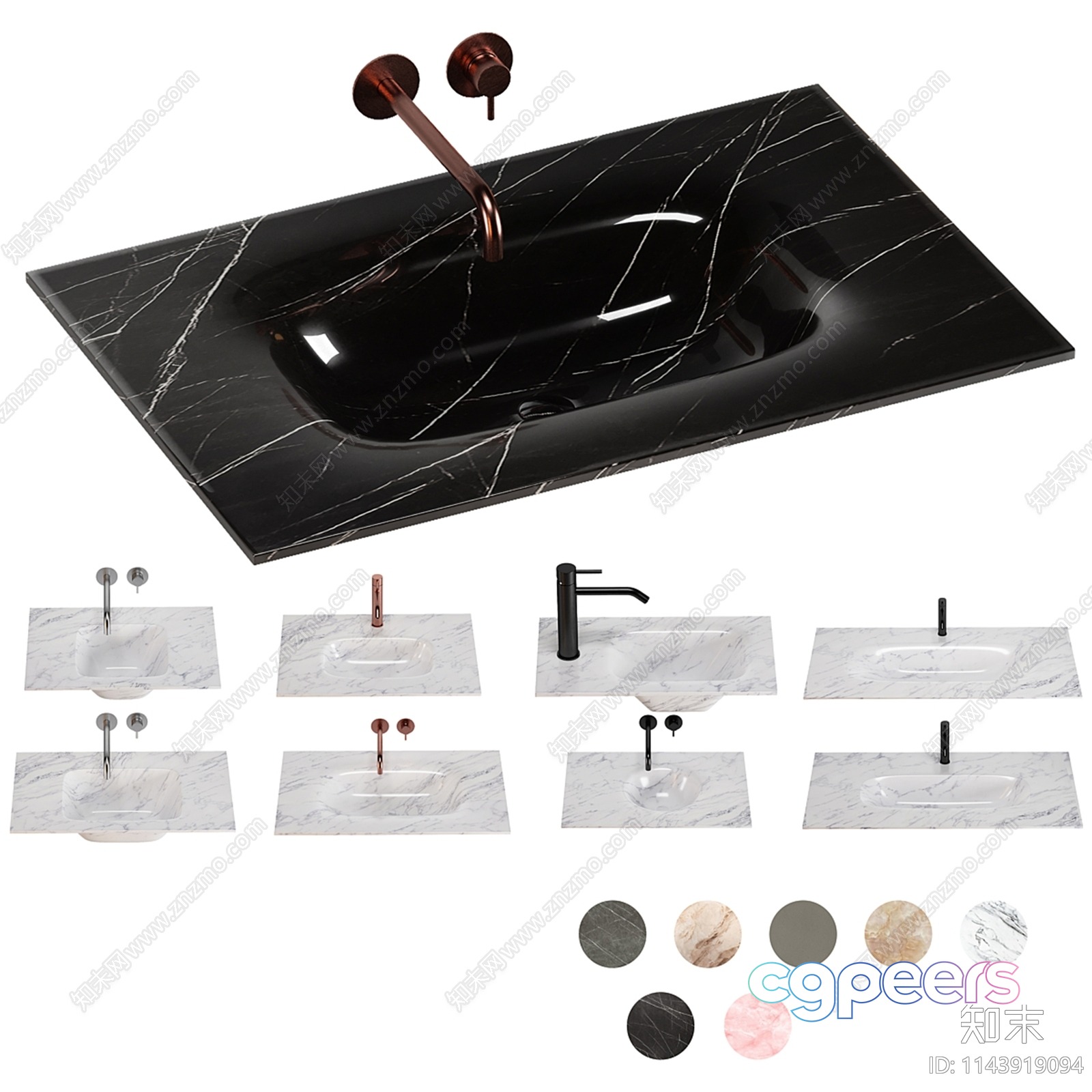 Modern Bathroom Sink 3D Model - 4322 - VRAY Render