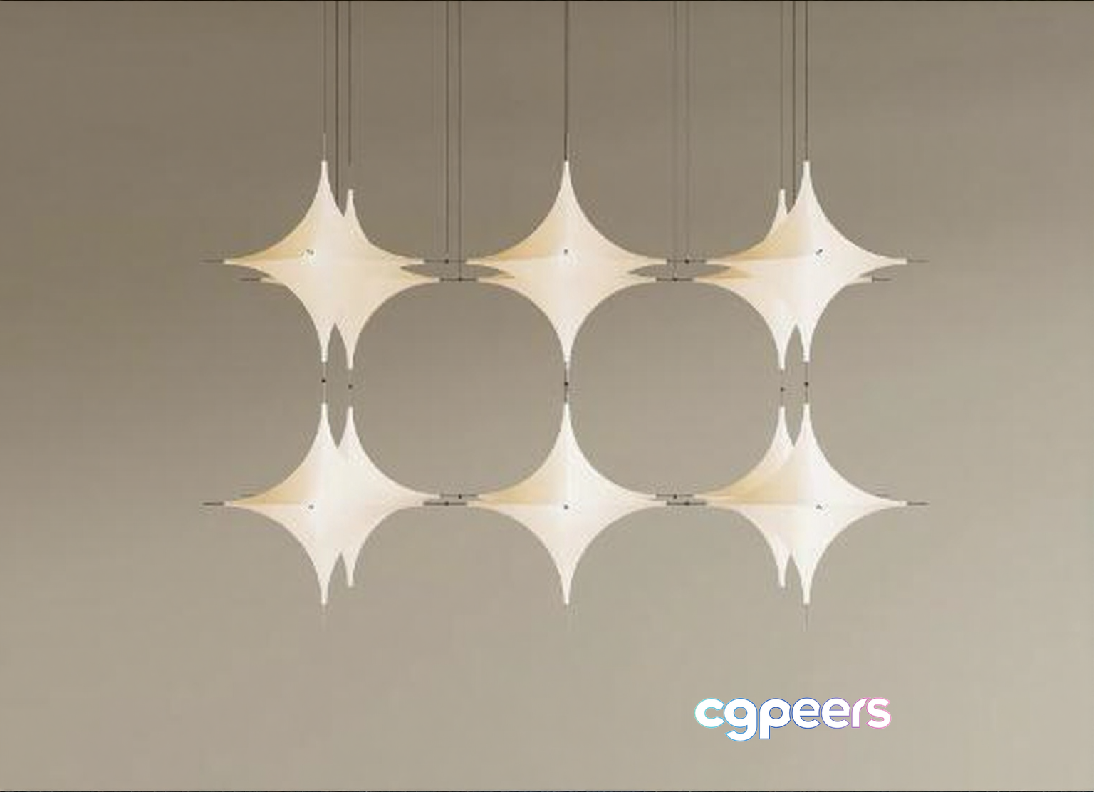 Modern Light Fixture 3D Model - 5865 - VRAY Render