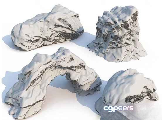 Rocky Outcroppings 3D Model - 10771 - VRAY Render