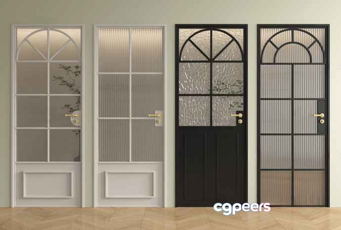 Three Doors 3D Model - 15668 - VRAY Render