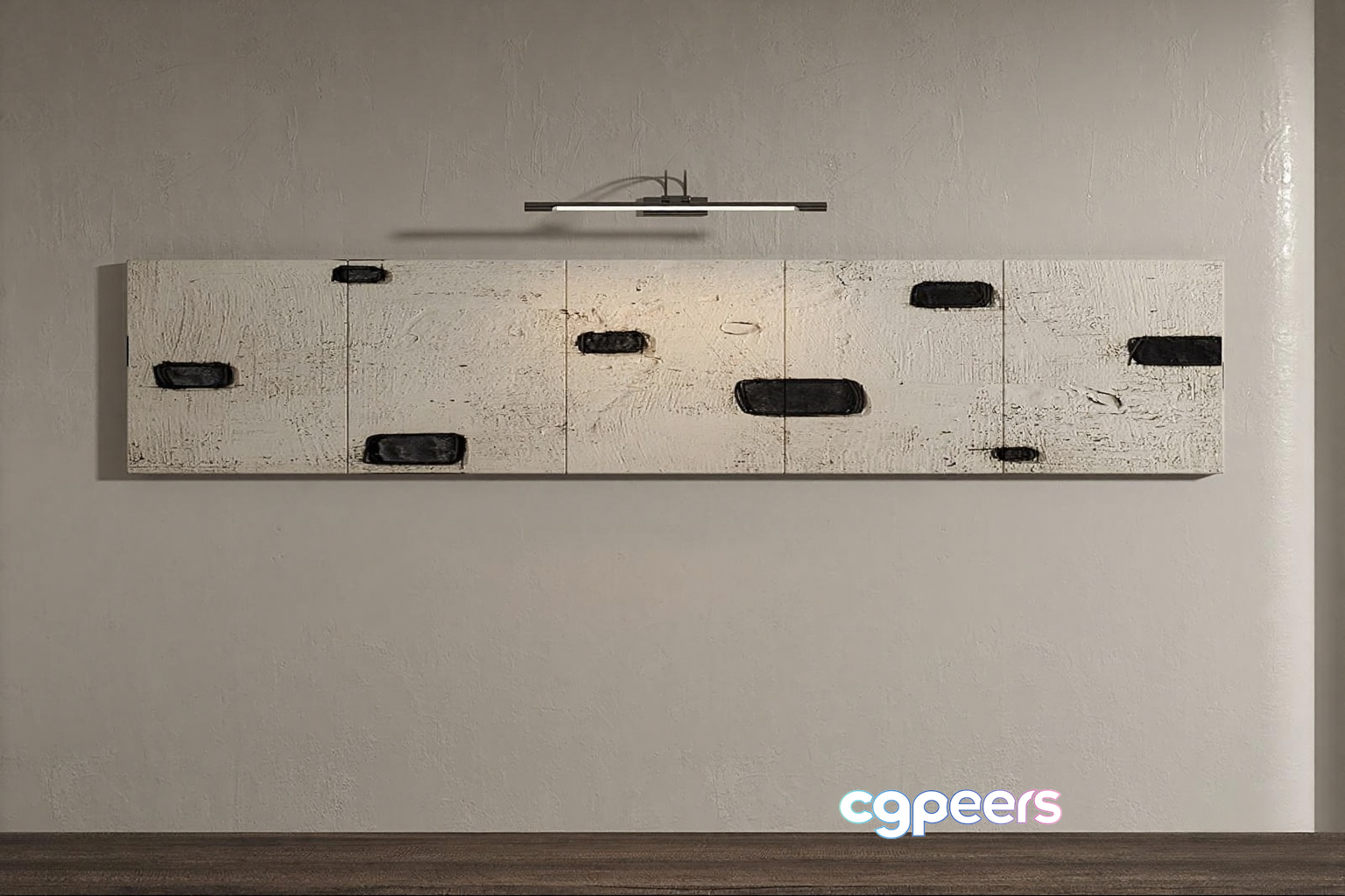 Modern Wall Art 3D Model - 4420 - VRAY Render