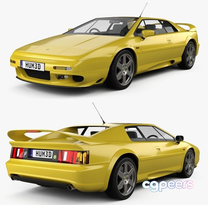 3D Game Assets - Lotus Esprit 1996 3D Game Assets - Lotus Esprit 1996