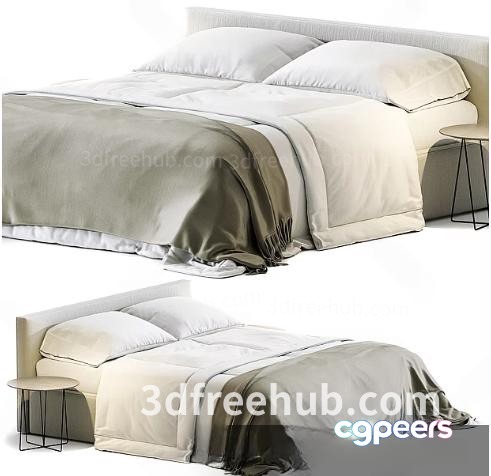 Cozy Modern Bedroom 3D Model - 20865 - VRAY Render