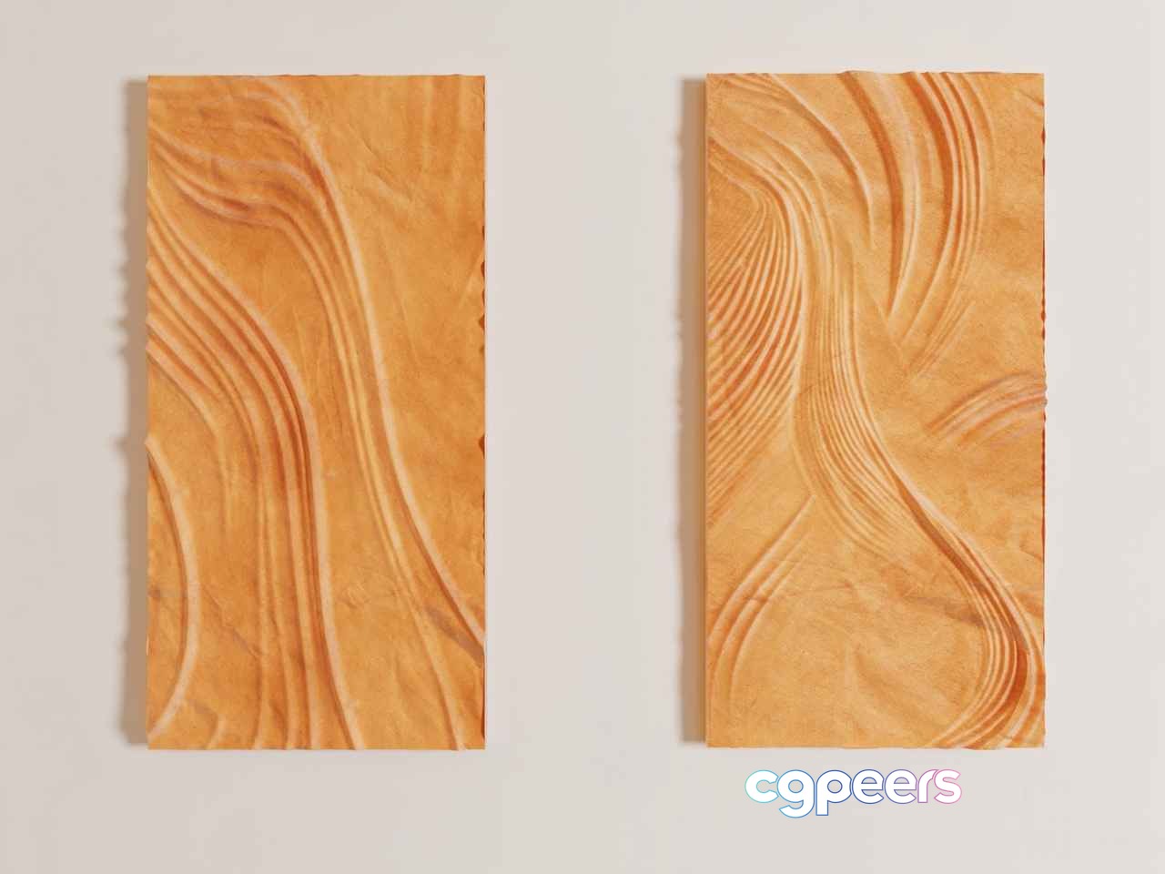 Wooden Wall Art 3D Model - 14361 - VRAY Render