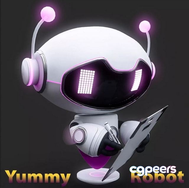3D Game Assets - Yummy Robot Low-poly 3D Game Assets - Yummy Robot Low-poly