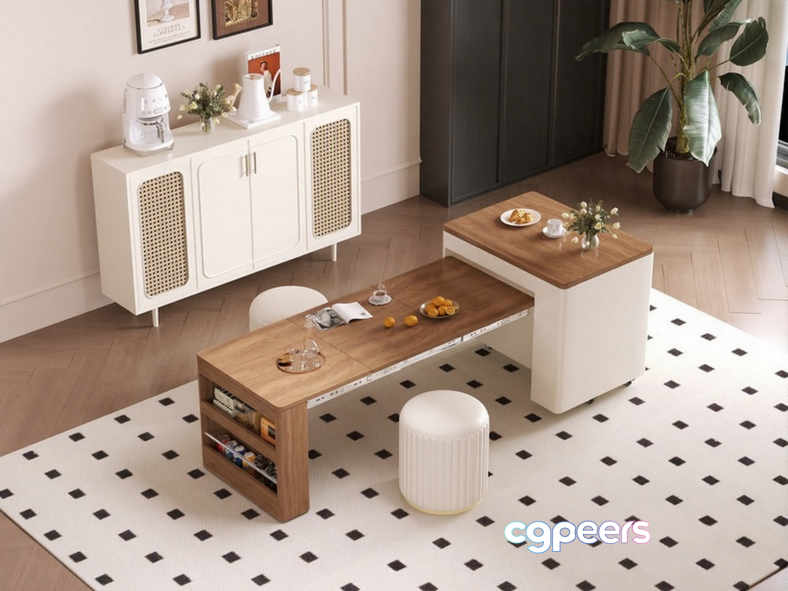 Modern Living Room 3D Model - 17238 - CORONA Render
