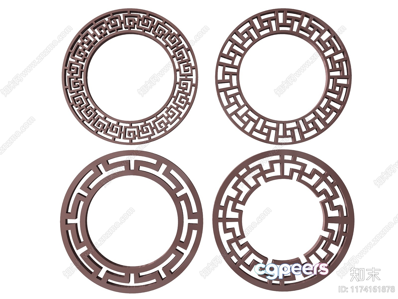 Circular Decorative Elements 3D Model - 16273 - VRAY Render Circular Decorative Elements 3D Model - 16273 - VRAY Render