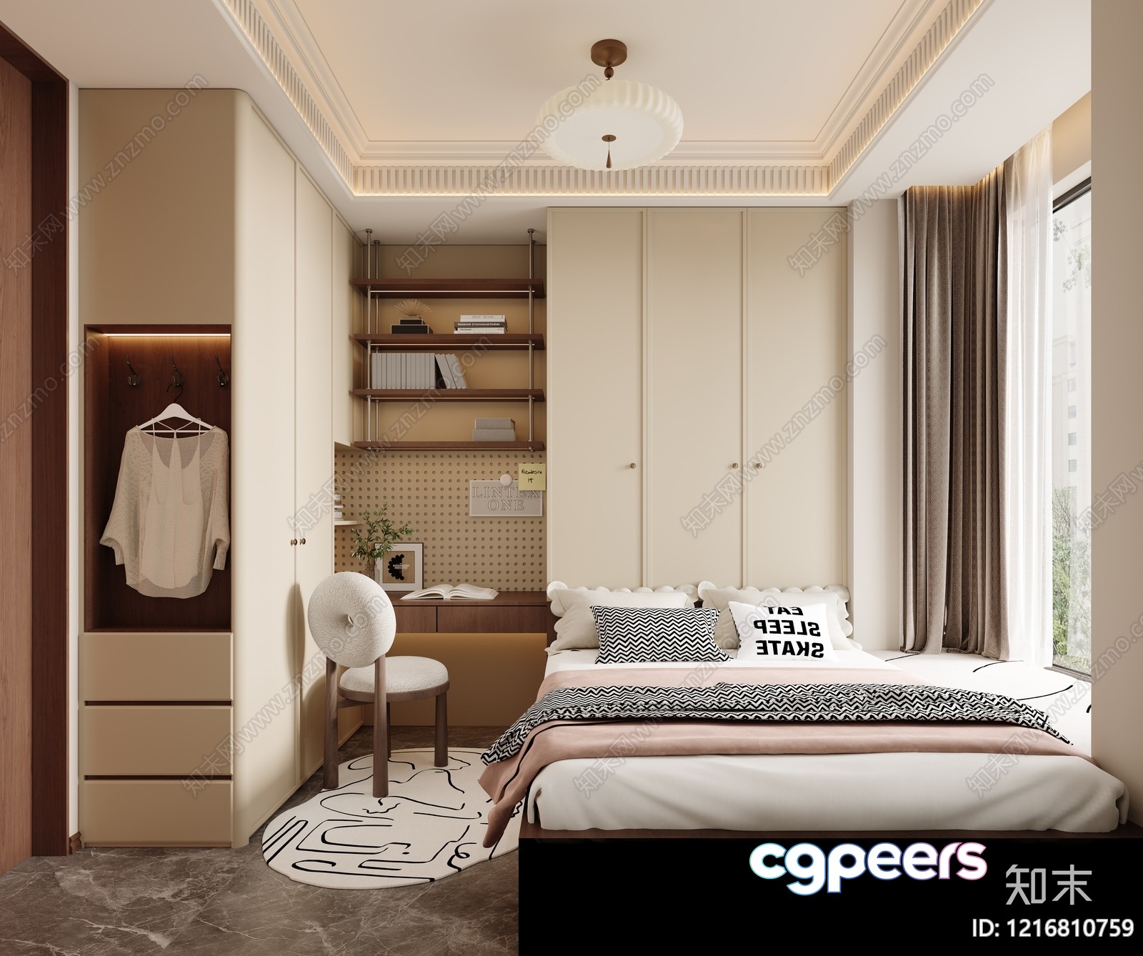 Cozy Bedroom 3D Model - 18075 - VRAY Render Cozy Bedroom 3D Model - 18075 - VRAY Render
