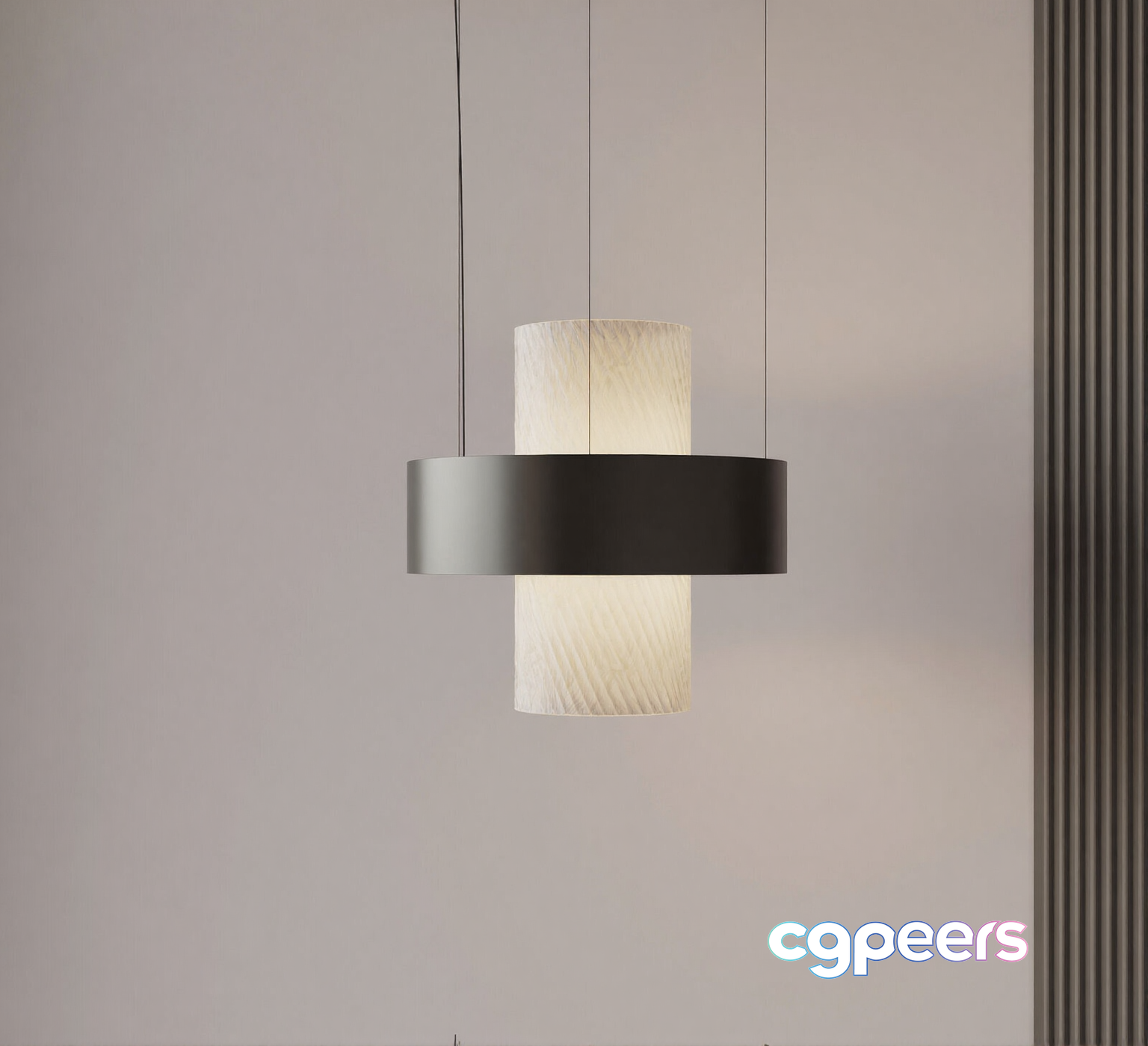 Modern Hanging Light Fixture 3D Model - 12989 - VRAY Render
