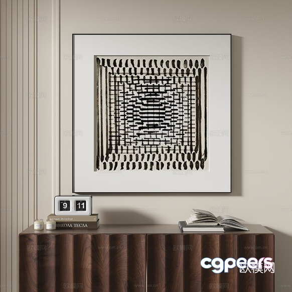 Modern Home Decor 3D Model - 13958 - VRAY Render