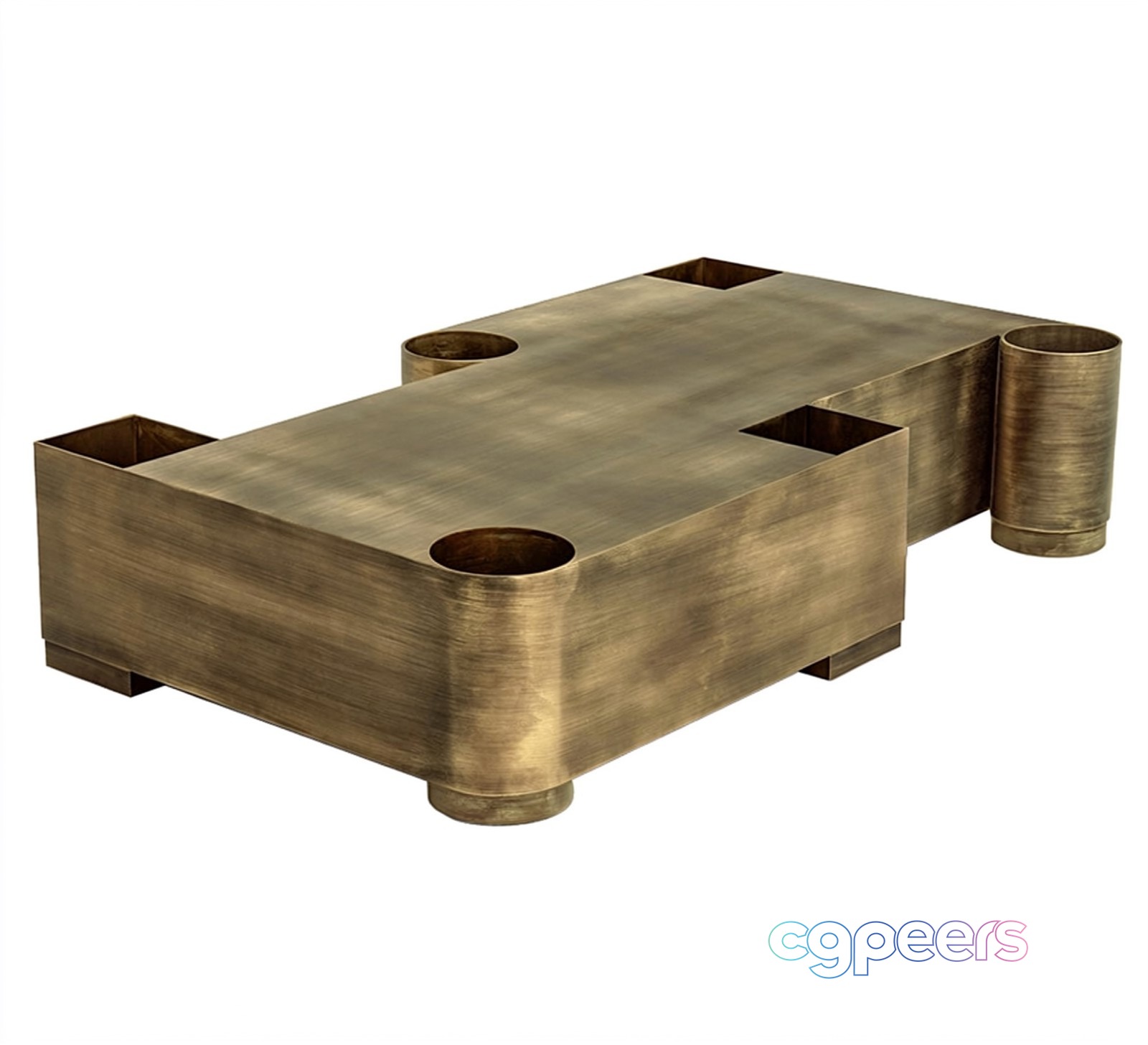 A Wooden Coffee Table 3D Model - 23492 - VRAY Render