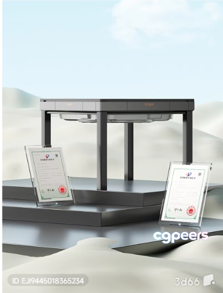 Modern Office Desk 3D Model - 5937 - VRAY Render Modern Office Desk 3D Model - 5937 - VRAY Render