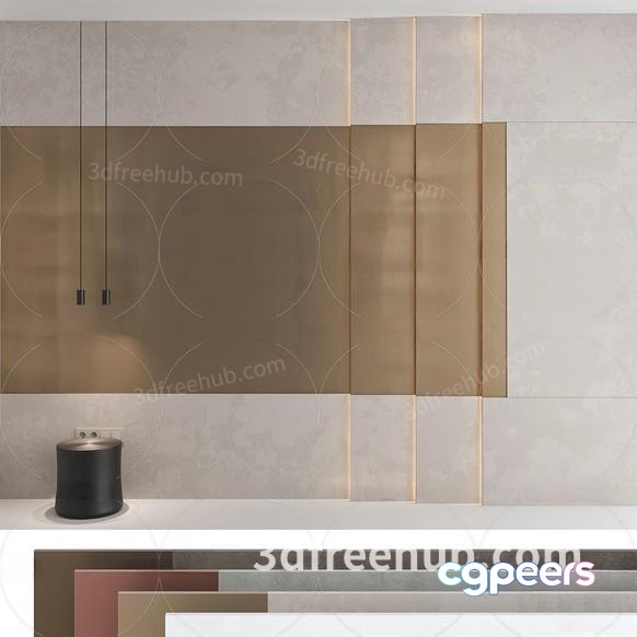 Modern Kitchen Backsplash 3D Model - 20559 - VRAY Render Modern Kitchen Backsplash 3D Model - 20559 - VRAY Render