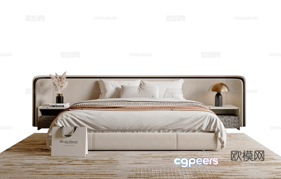 Cozy Bedroom 3D Model - 21040 - VRAY Render