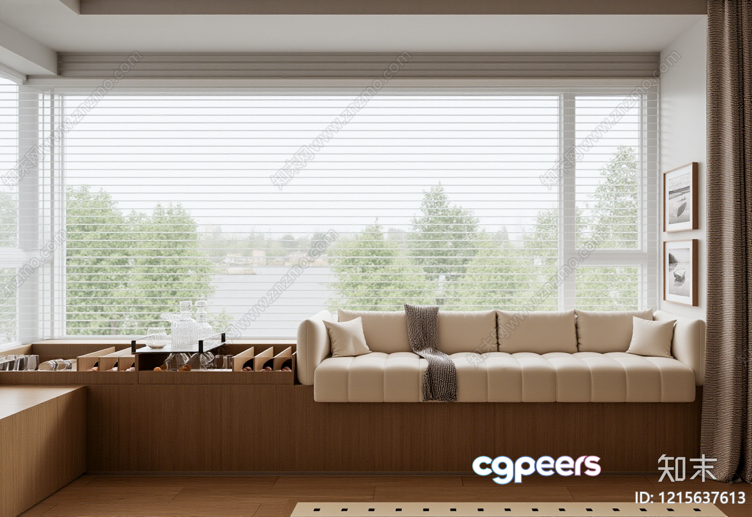 Cozy Living Room 3D Model - 10257 - VRAY Render Cozy Living Room 3D Model - 10257 - VRAY Render