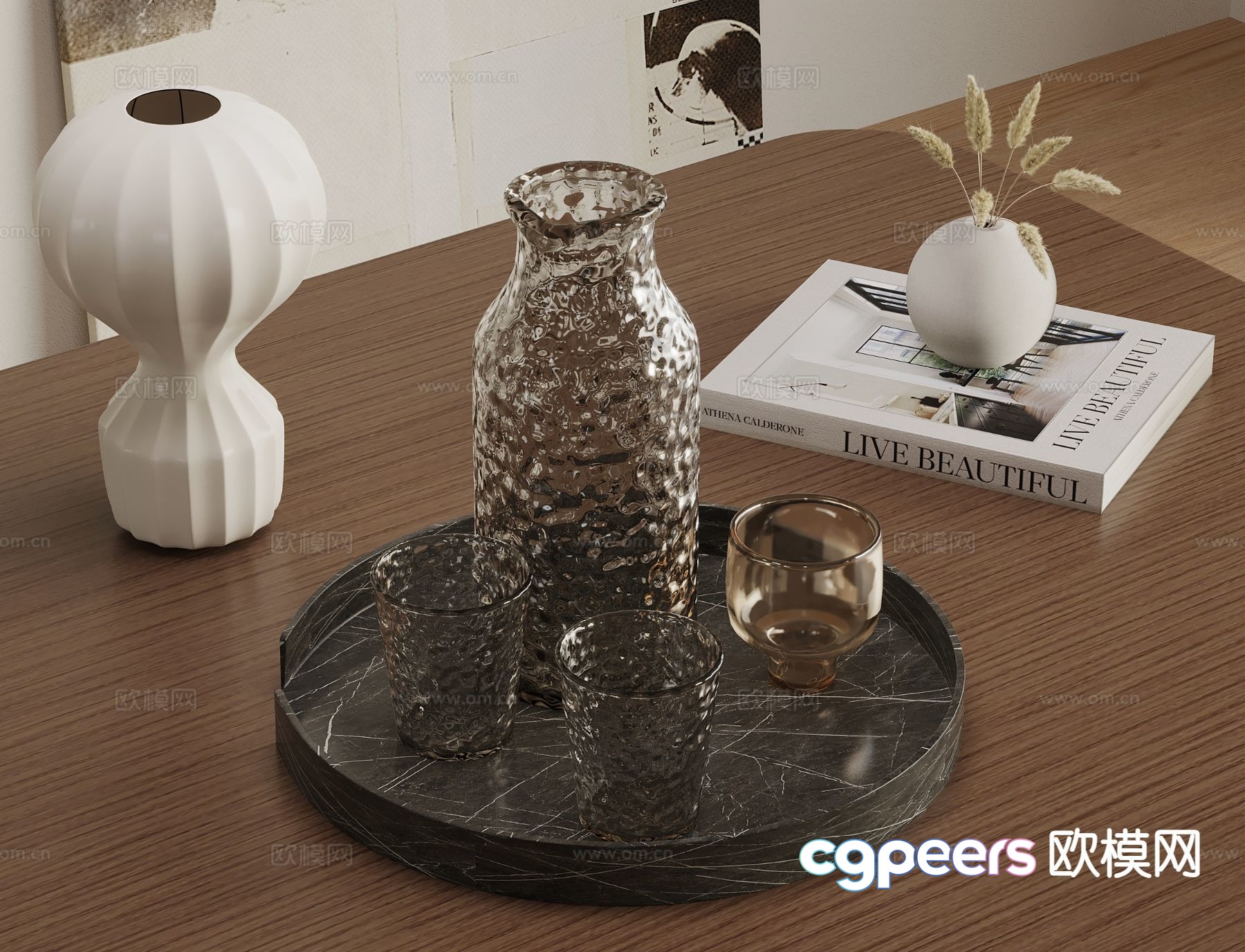 A Home Decor Item 3D Model - 13041 - VRAY Render