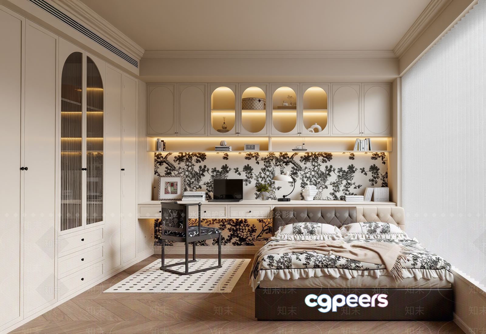 Cozy Bedroom 3D Model - 10407 - VRAY Render Cozy Bedroom 3D Model - 10407 - VRAY Render
