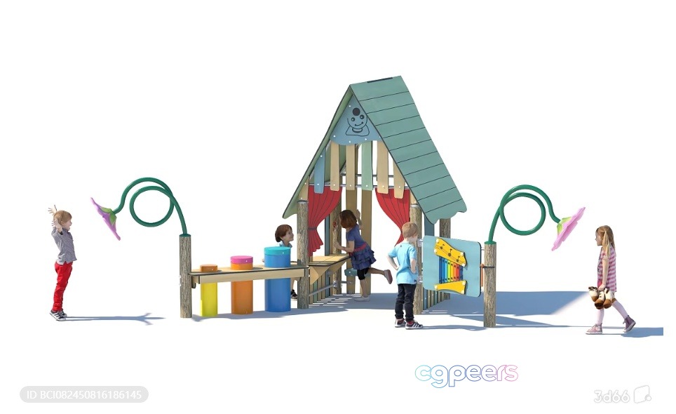 A Children'S Play Structure 3D Model - 9425 - VRAY Render