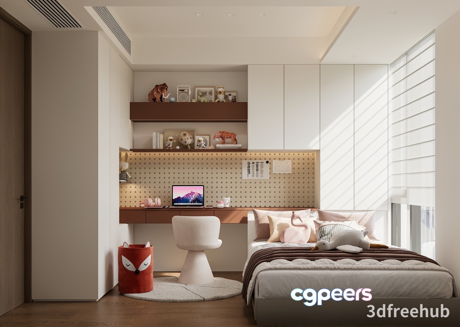 Cozy Bedroom 3D Model - 18999 - VRAY Render
