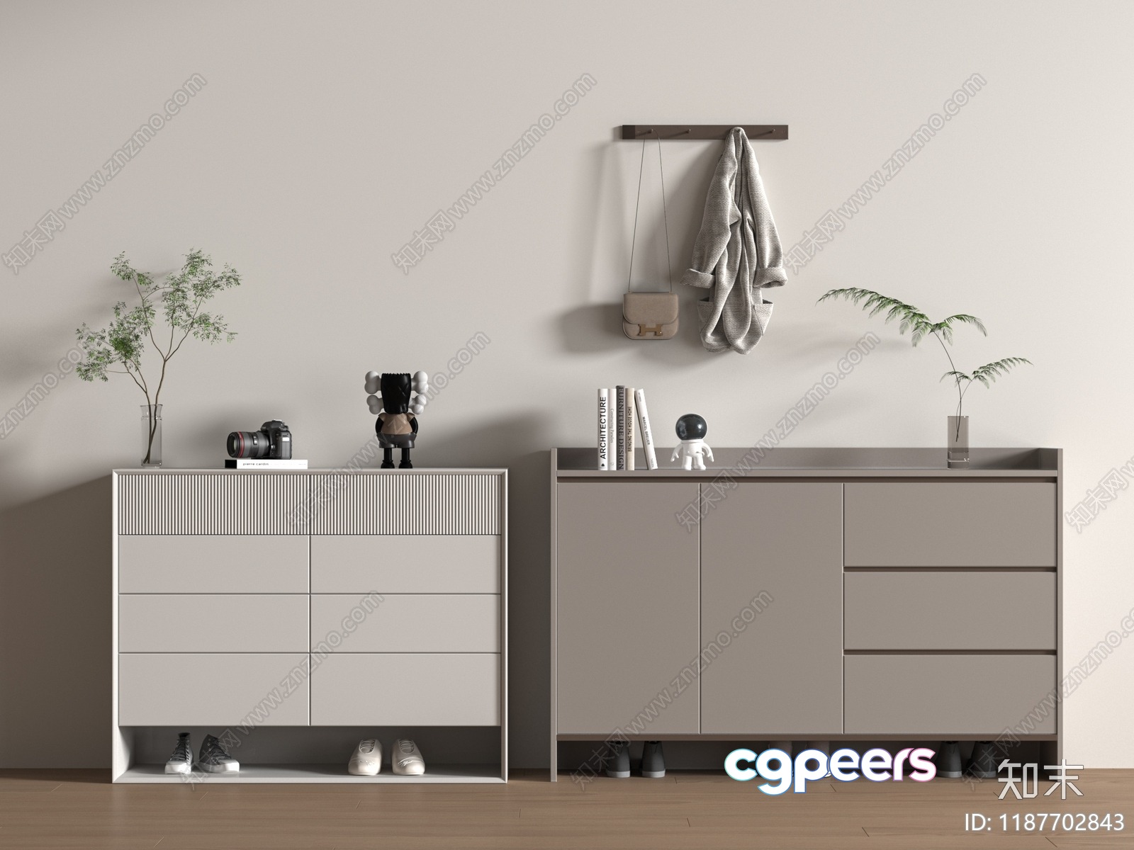 Modern Dresser 3D Model - 4269 - VRAY Render