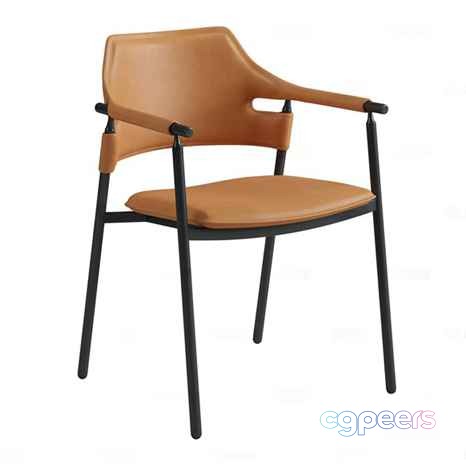 Wooden Office Chair 3D Model - 5996 - VRAY Render