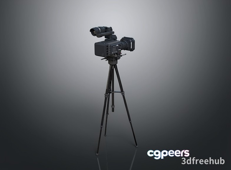 Black Video Camera 3D Model - 23579 - VRAY Render Black Video Camera 3D Model - 23579 - VRAY Render
