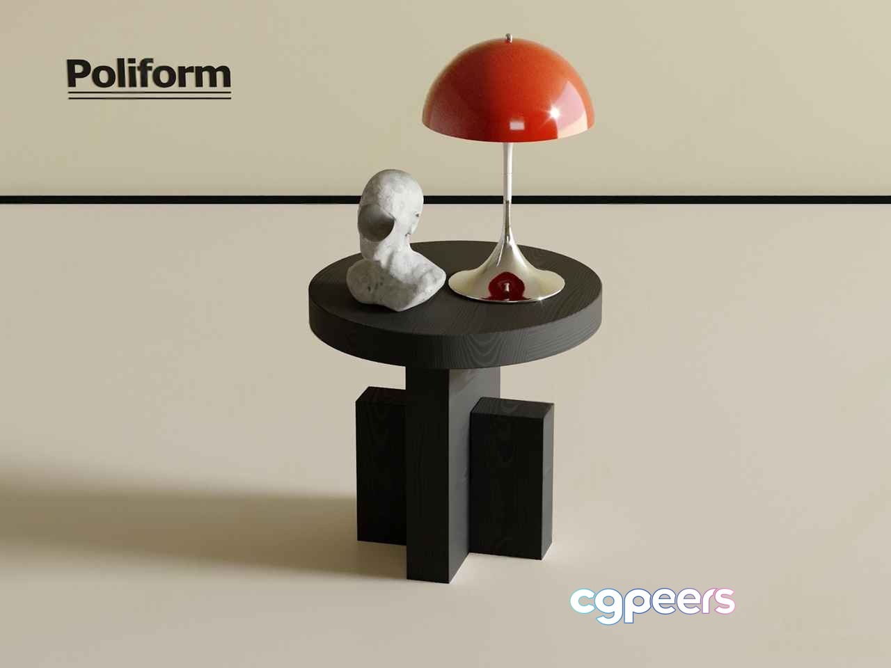 A Modern Table 3D Model - 12303 - CORONA Render A Modern Table 3D Model - 12303 - CORONA Render