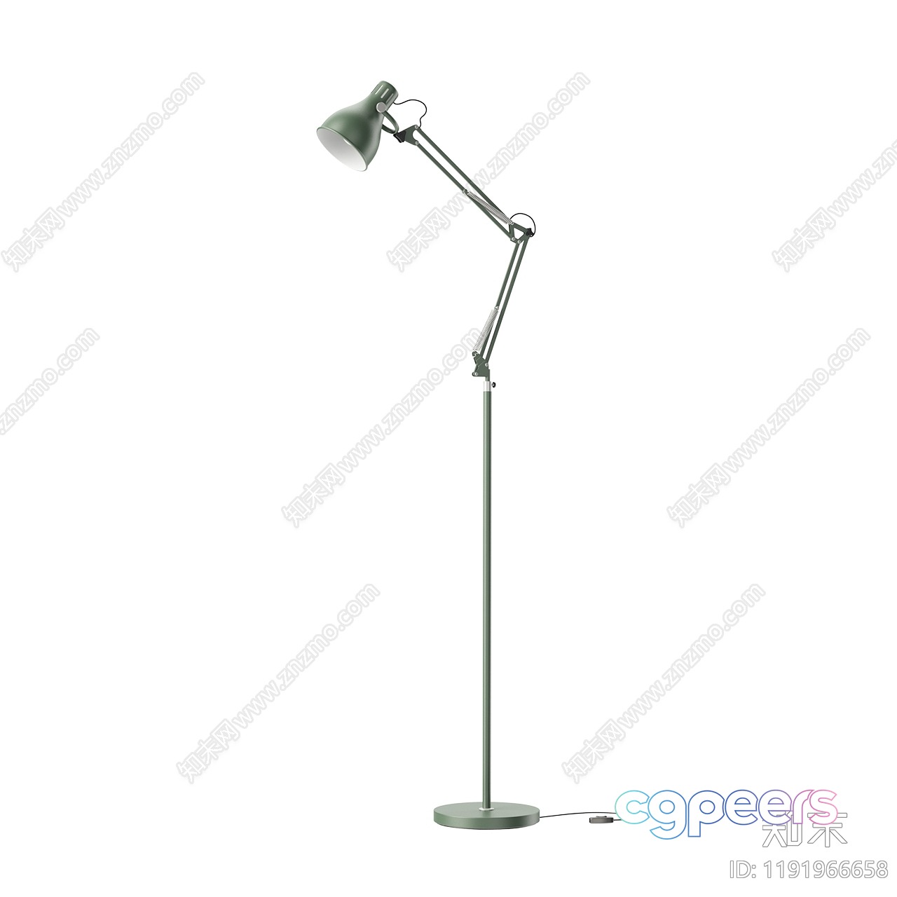 Modern Green Lamp 3D Model - 6632 - CORONA Render Modern Green Lamp 3D Model - 6632 - CORONA Render