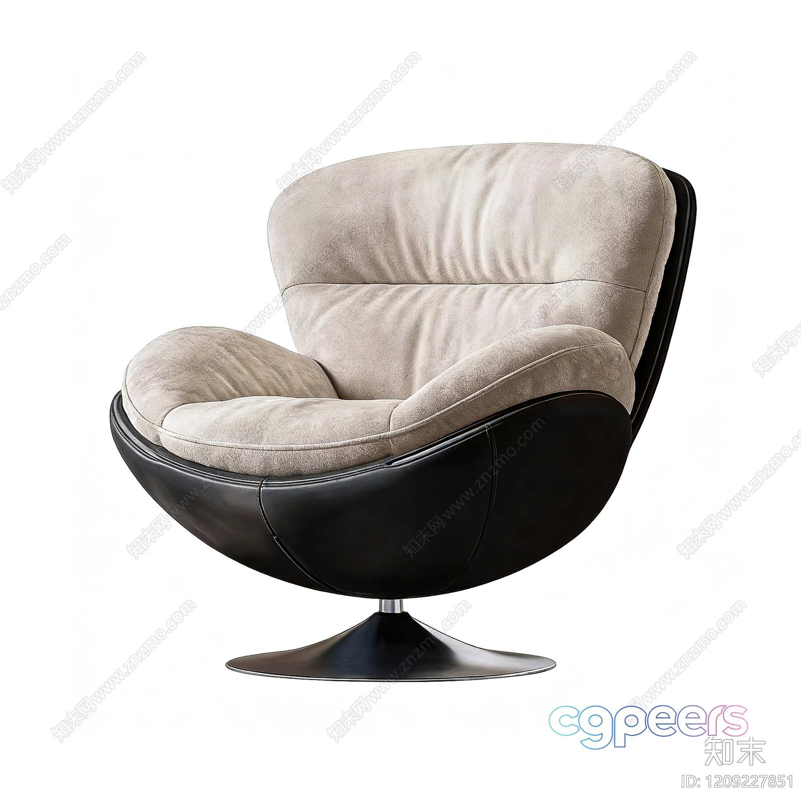 Modern Swivel Chair 3D Model - 3571 - VRAY Render Modern Swivel Chair 3D Model - 3571 - VRAY Render