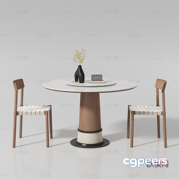 Modern Dining Table 3D Model - 20065 - VRAY Render