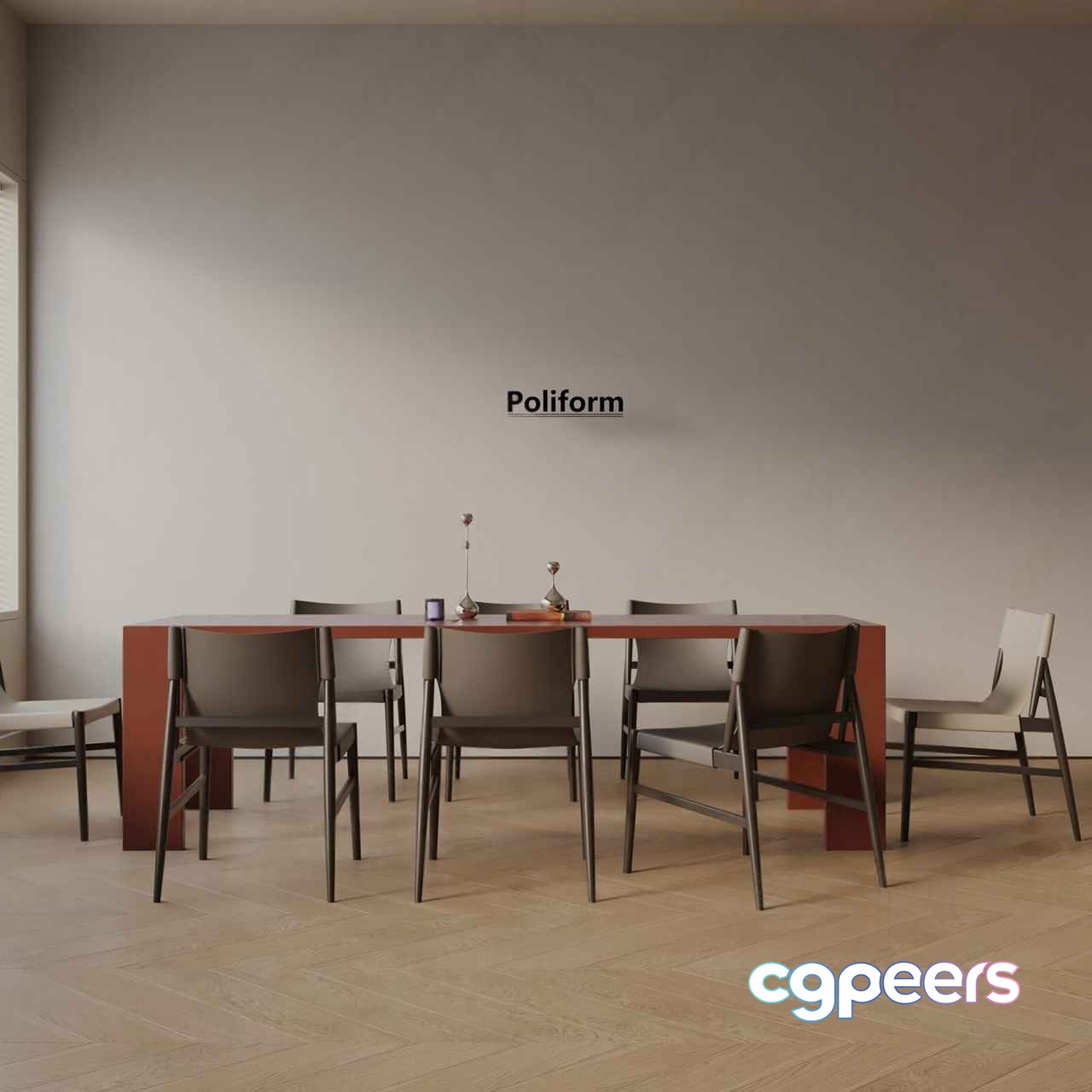 Modern Dining Room 3D Model - 23731 - VRAY Render