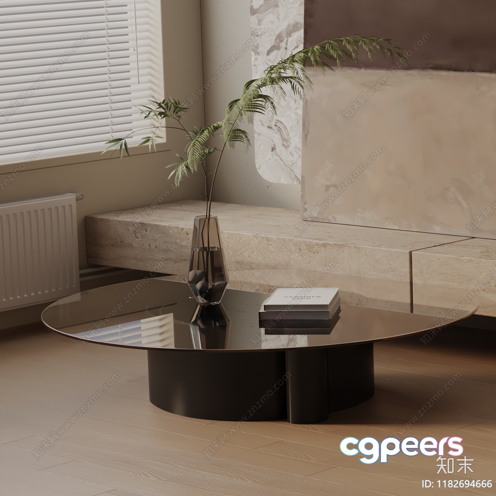 Modern Living Room 3D Model - 6869 - VRAY Render Modern Living Room 3D Model - 6869 - VRAY Render