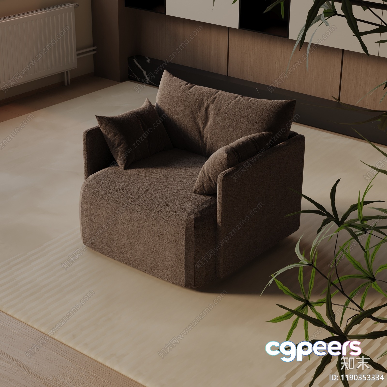 Cozy Living Room 3D Model - 4230 - VRAY Render Cozy Living Room 3D Model - 4230 - VRAY Render