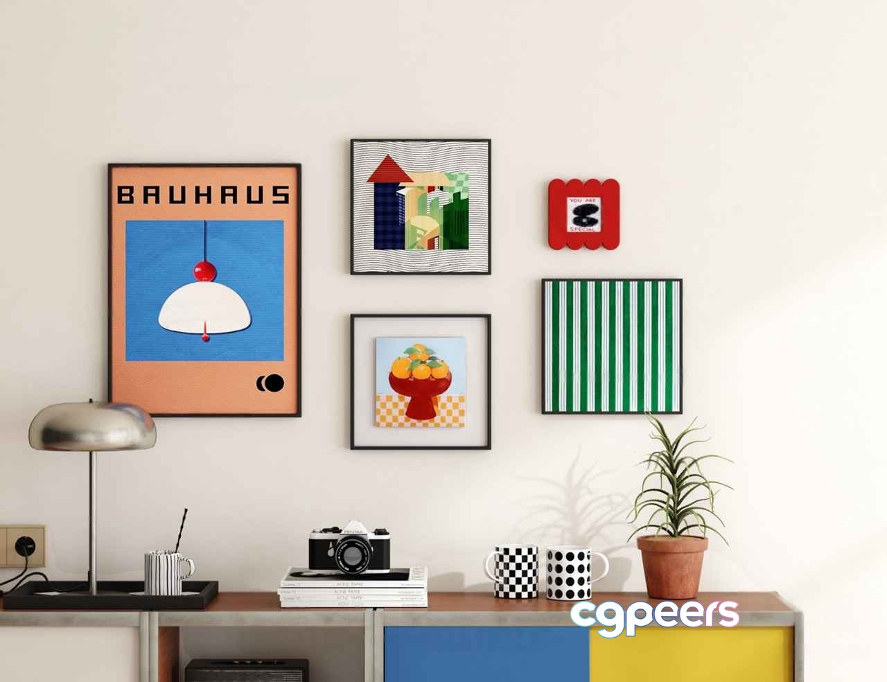Modern Home Decor 3D Model - 14652 - VRAY Render Modern Home Decor 3D Model - 14652 - VRAY Render