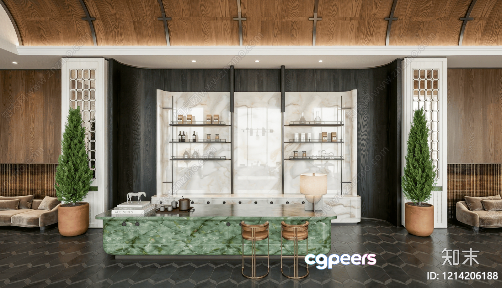 Modern Luxury Interior Design 3D Model - 22185 - VRAY Render