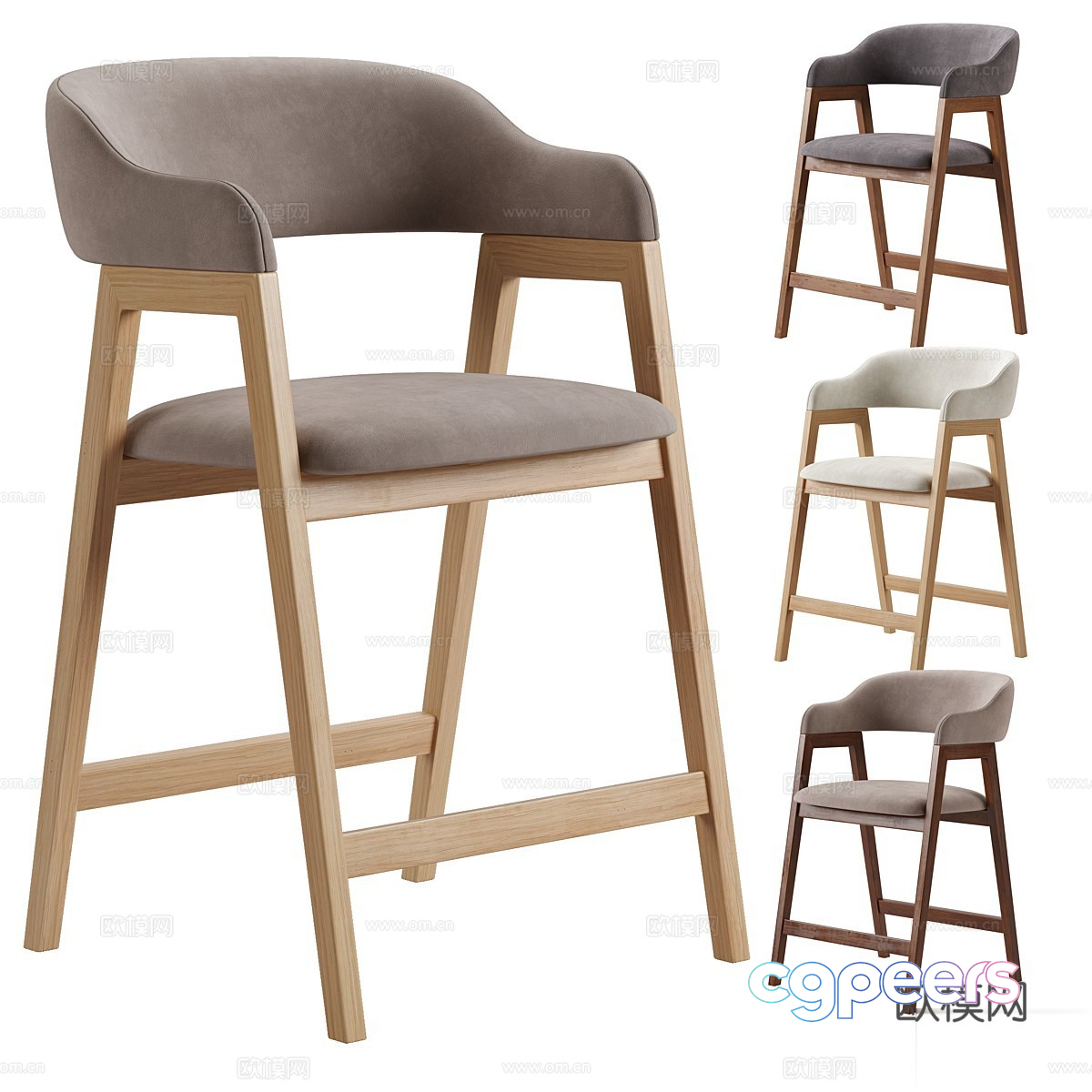 Wooden High Chair 3D Model - 9950 - CORONA Render Wooden High Chair 3D Model - 9950 - CORONA Render