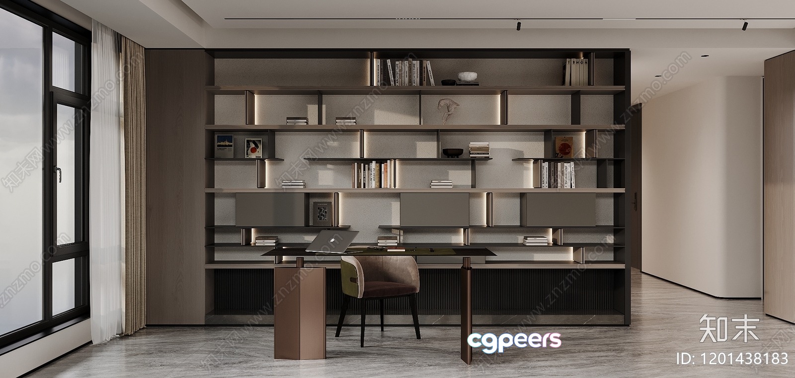 Modern Office Space 3D Model - 2357 - VRAY Render Modern Office Space 3D Model - 2357 - VRAY Render