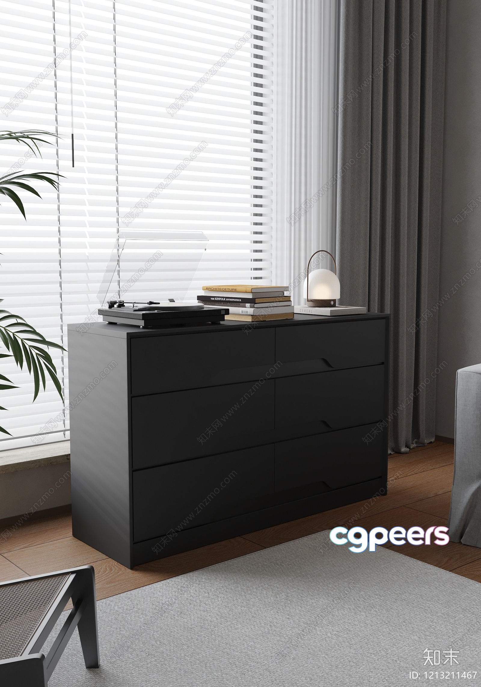 Modern Living Room 3D Model - 18298 - VRAY Render Modern Living Room 3D Model - 18298 - VRAY Render