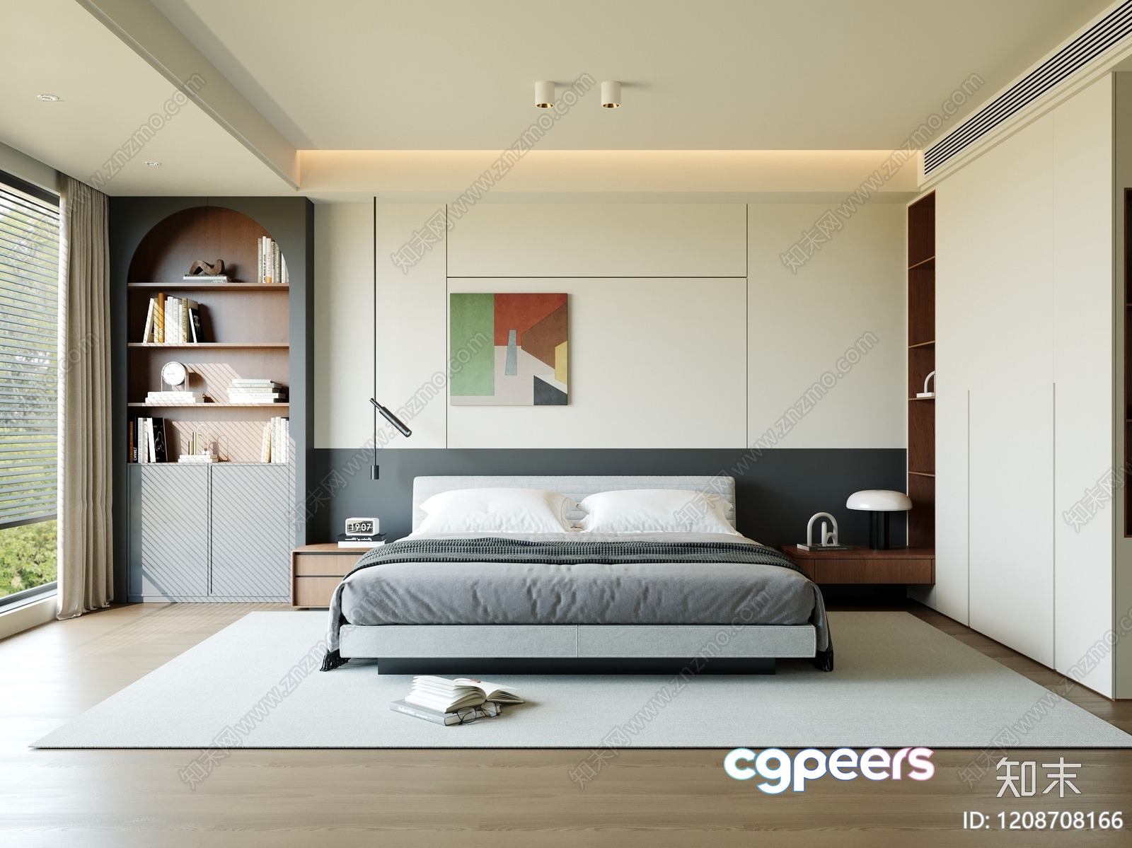 Modern Bedroom 3D Model - 15834 - CORONA Render Modern Bedroom 3D Model - 15834 - CORONA Render