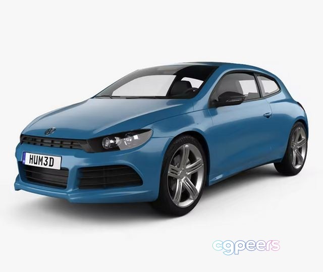 3D Game Assets - Volkswagen Scirocco R 2010 3D Game Assets - Volkswagen Scirocco R 2010
