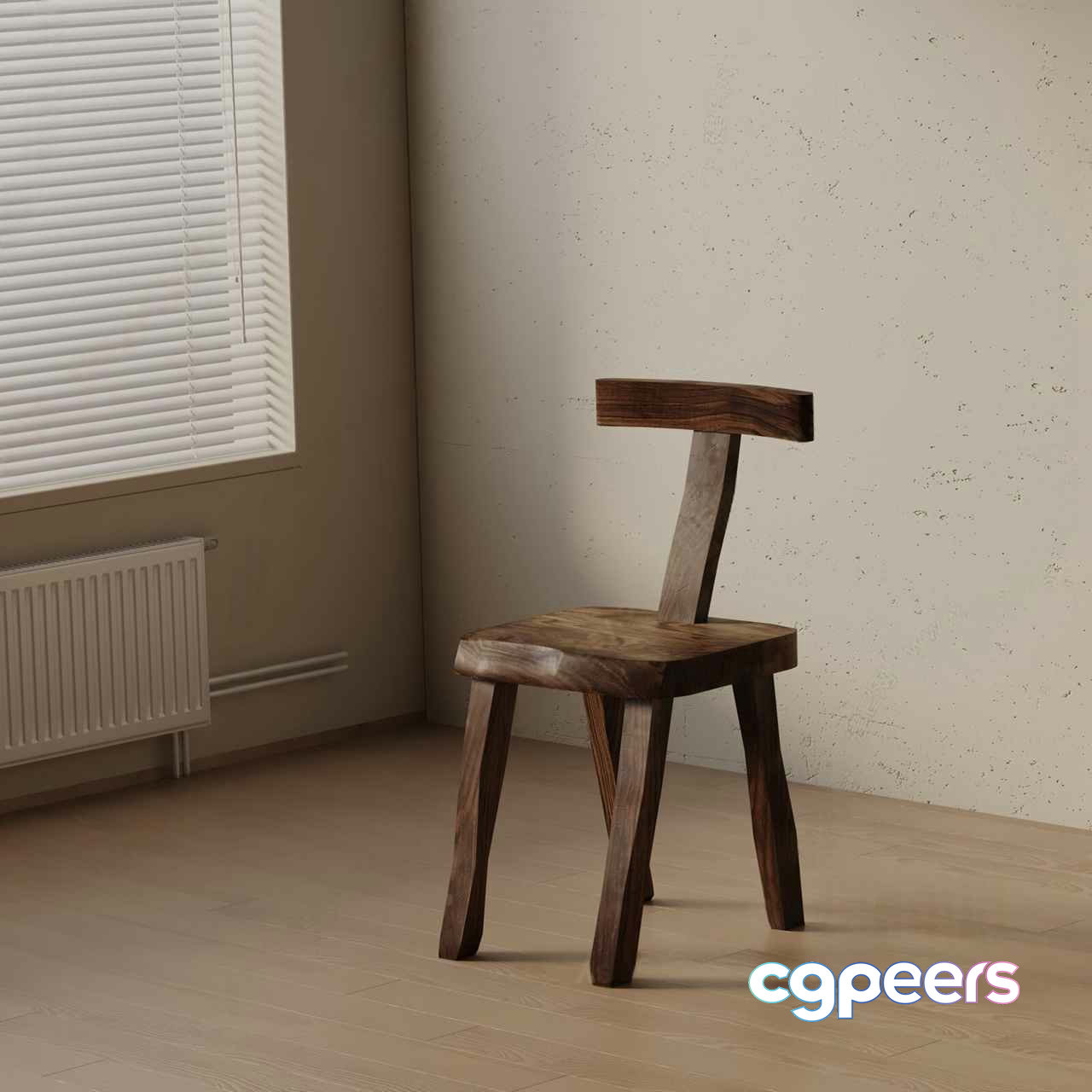 Wooden Dining Chair 3D Model - 9156 - VRAY Render Wooden Dining Chair 3D Model - 9156 - VRAY Render