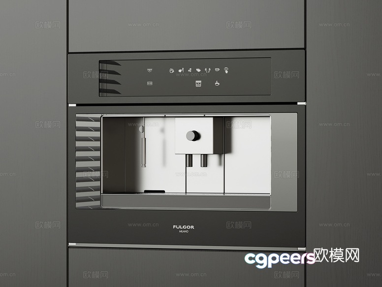 Modern Kitchen Appliance 3D Model - 13962 - VRAY Render Modern Kitchen Appliance 3D Model - 13962 - VRAY Render