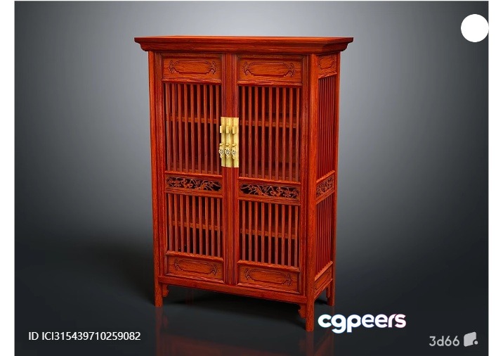 Wooden Cabinet 3D Model - 6818 - VRAY Render Wooden Cabinet 3D Model - 6818 - VRAY Render
