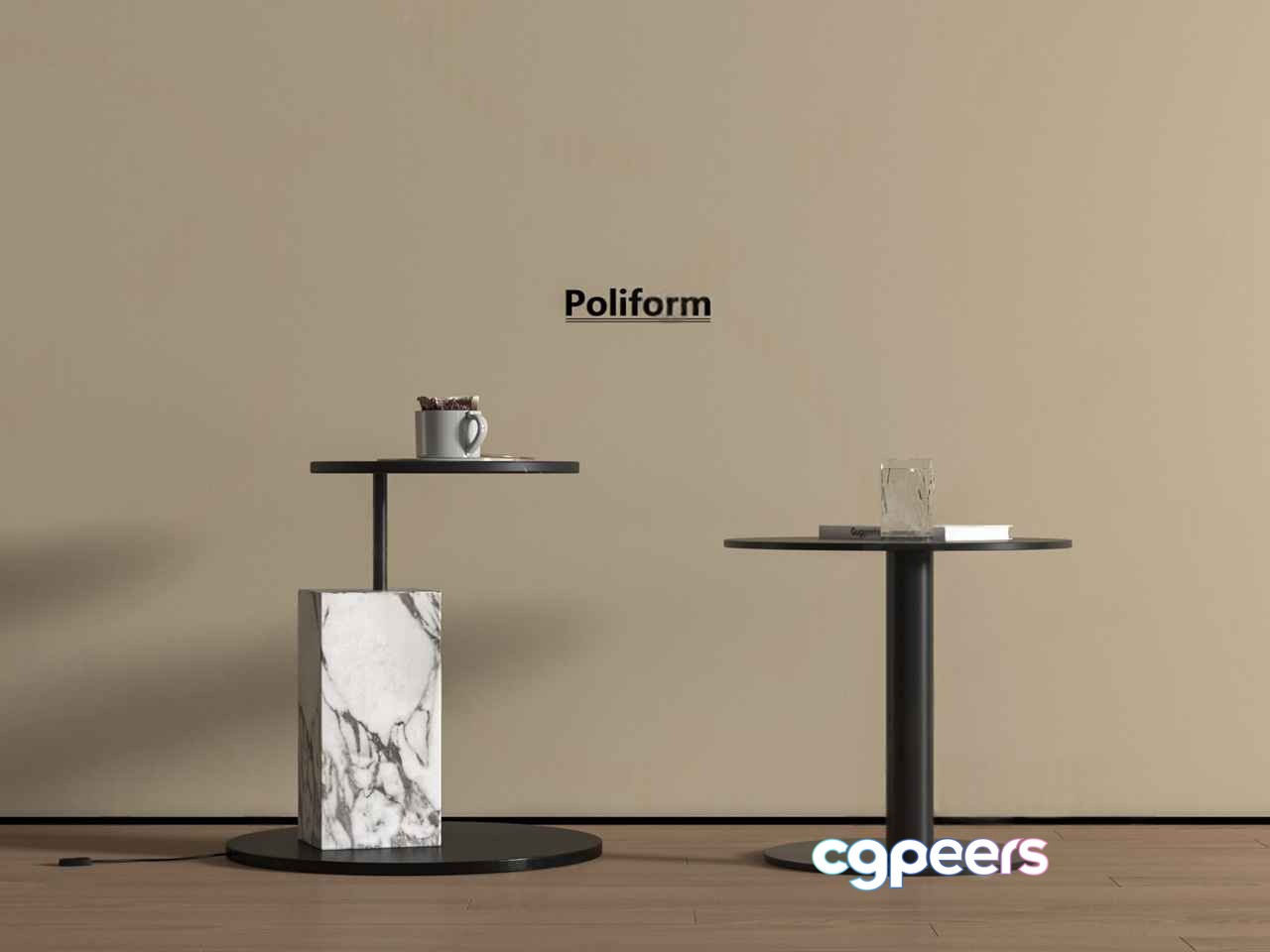 Modern Side Tables 3D Model - 12180 - VRAY Render Modern Side Tables 3D Model - 12180 - VRAY Render