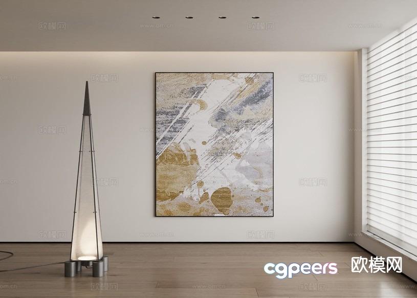 Modern Art Piece 3D Model - 3969 - CORONA Render