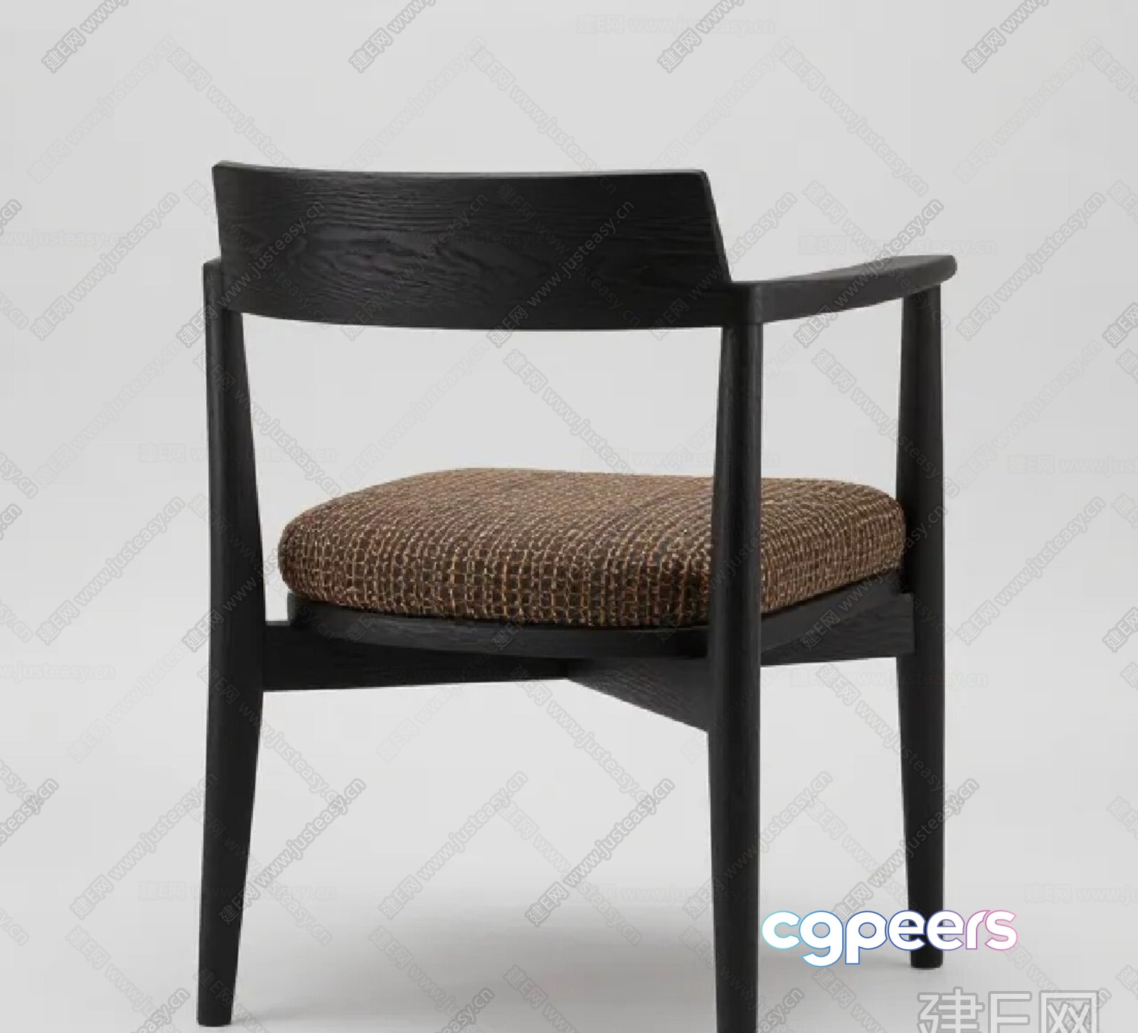 Wooden Armchair 3D Model - 9458 - VRAY Render